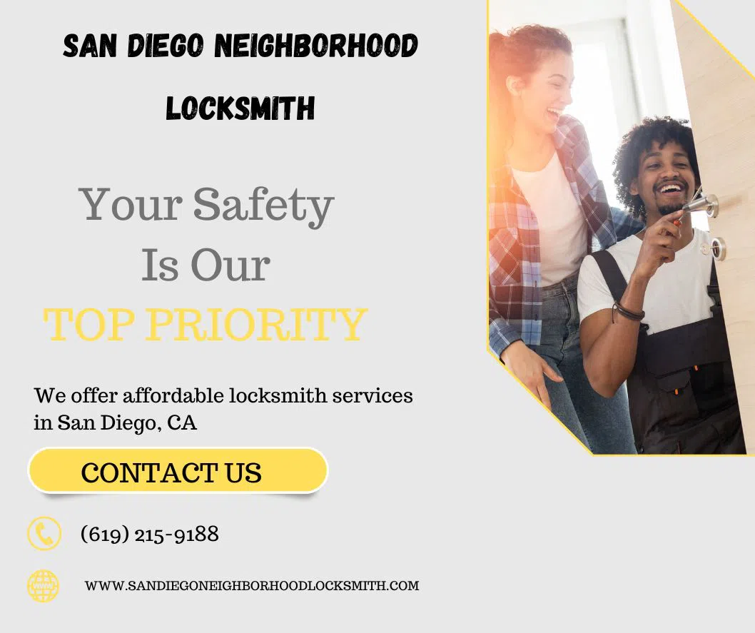San Diego Neighborhood Locksmith San Diego, CA 619-215-9188 San Diego Neighborhood Locksmith San Diego, CA 619-215-9188